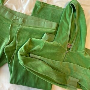 Vintage green juicy couture tracksuit set